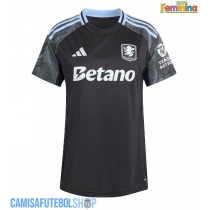 Camisa de time de futebol Aston Villa Ollie Watkins #11 Replicas 2º Equipamento Feminina 2025-26 Manga Curta